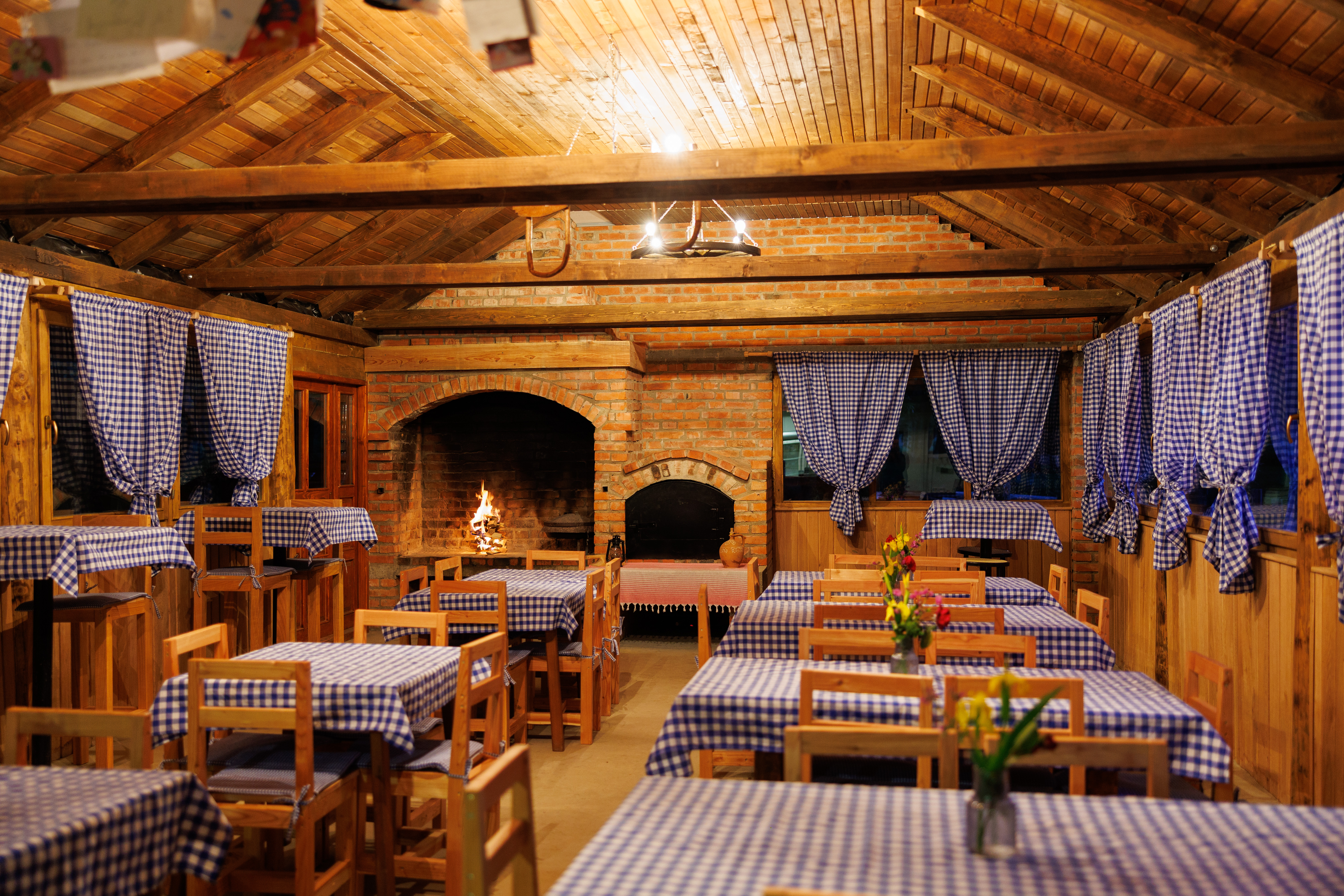 Inside the main building
